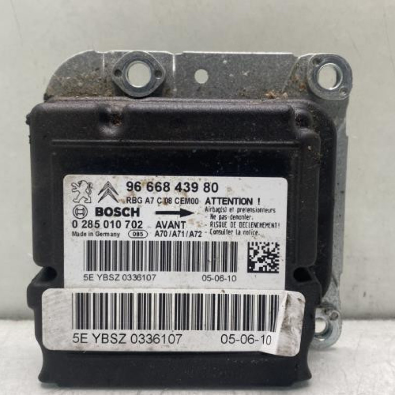 Boitier air bag PEUGEOT 207 Photo n°1