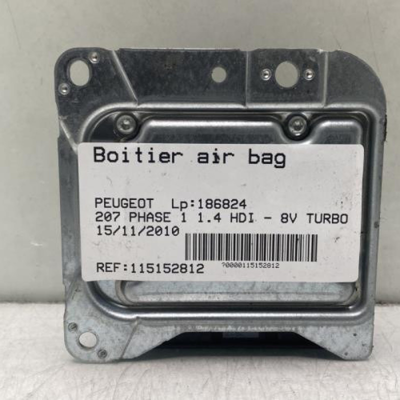 Boitier air bag PEUGEOT 207 Photo n°2