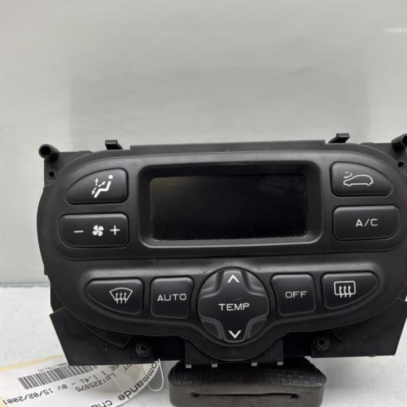 Commande chauffage PEUGEOT 206 Photo n°1