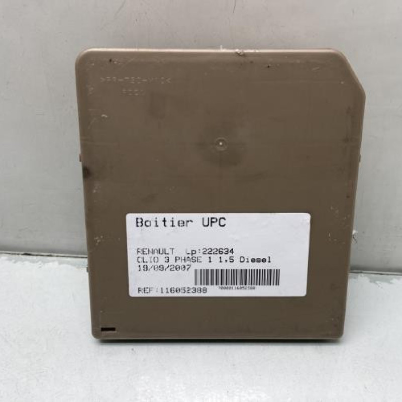 Boitier UPC RENAULT CLIO 3 Photo n°3