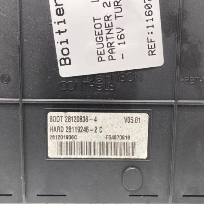 Boitier BSI PEUGEOT PARTNER 2 Photo n°4