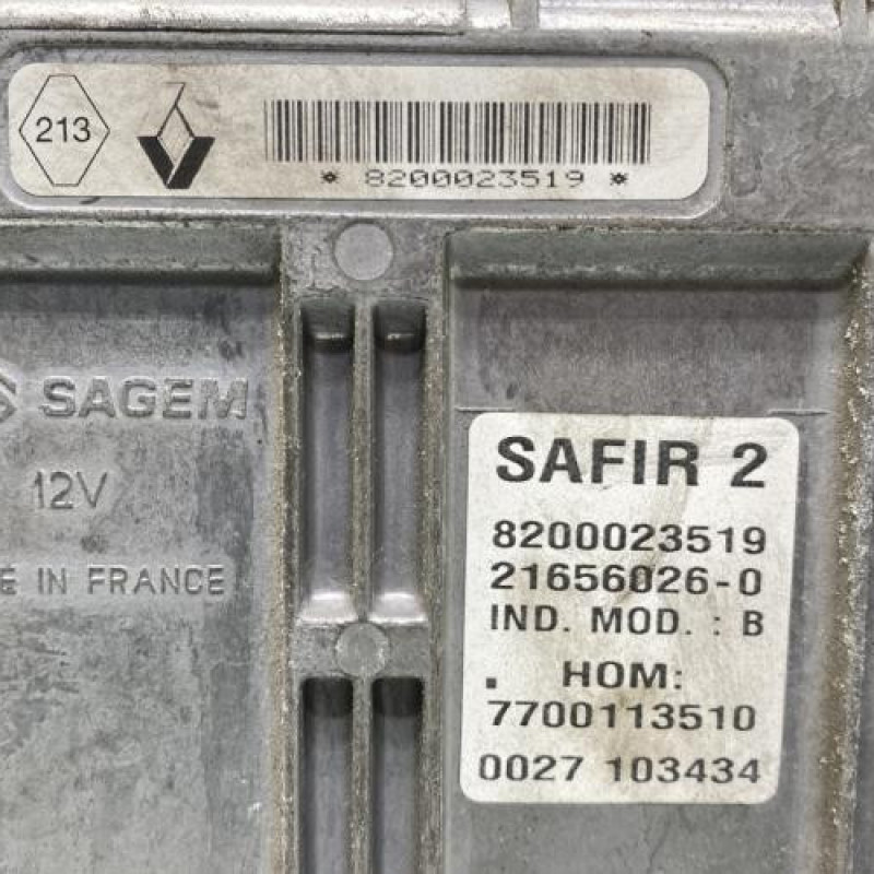 Calculateur moteur RENAULT TWINGO 1 Photo n°2