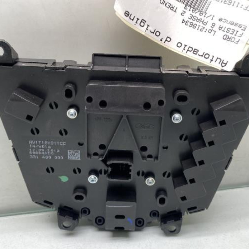 Commande autoradio FORD FIESTA 6 Photo n°3