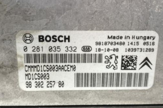 Calculateur moteur CITROEN C3 3 SOCIETE