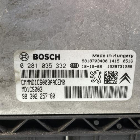 Calculateur moteur CITROEN C3 3 SOCIETE