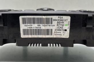 Commande chauffage PEUGEOT 307
