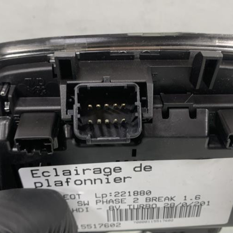 Eclairage de plafonnier PEUGEOT 508 1 SW Photo n°5