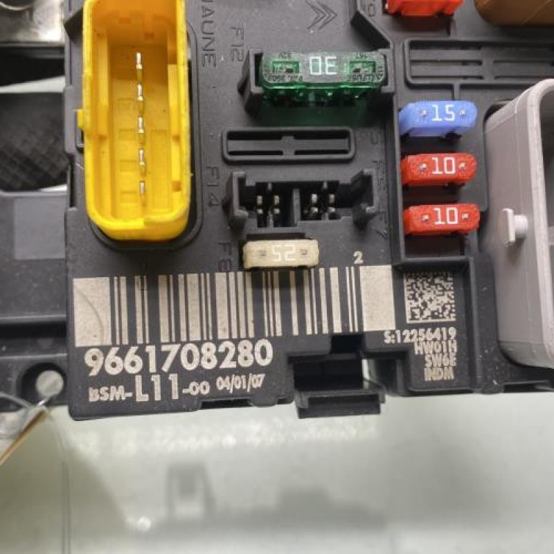 Boitier servitude moteur (BSM) PEUGEOT 307 Photo n°2