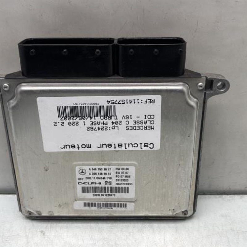 Calculateur moteur MERCEDES CLASSE C 204 Photo n°4