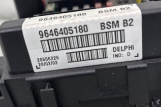 Boitier servitude moteur (BSM) PEUGEOT 206