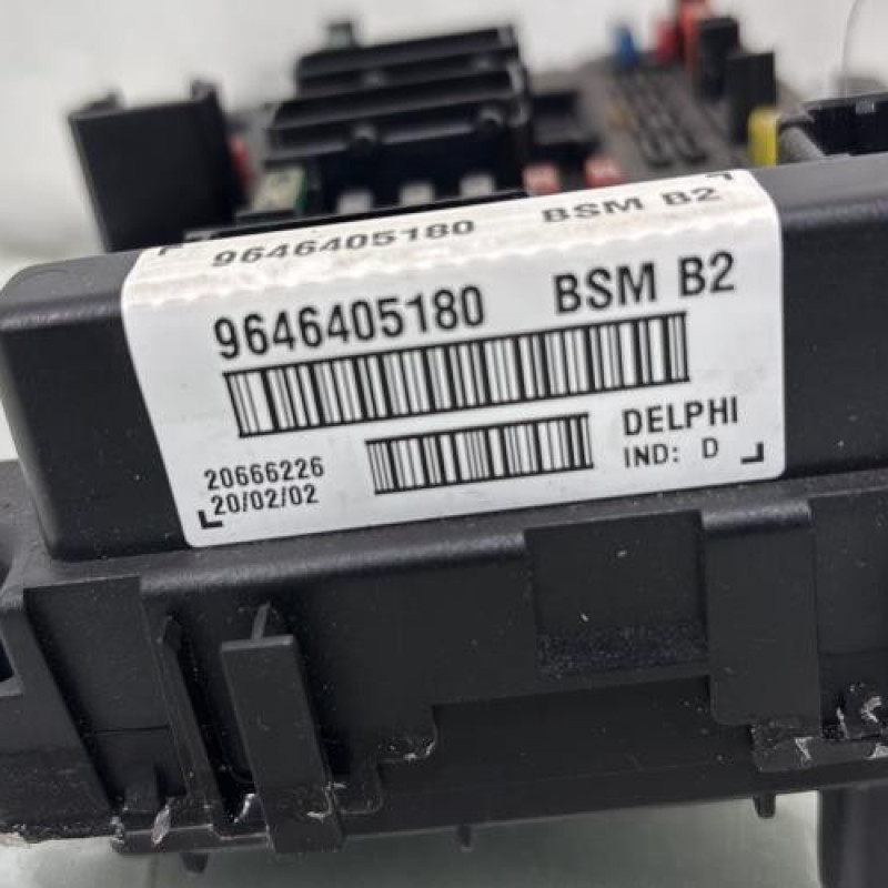 Boitier servitude moteur (BSM) PEUGEOT 206 Photo n°5