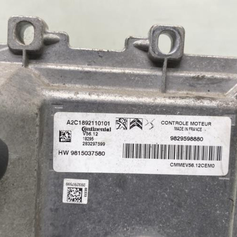 Calculateur moteur CITROEN C3 3 Photo n°2