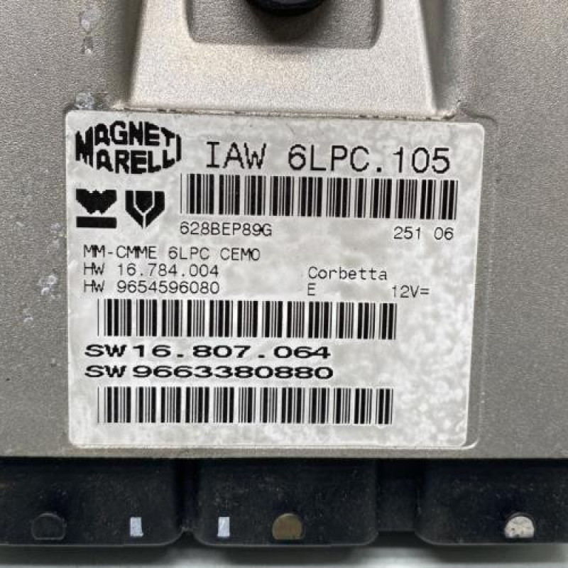 Calculateur moteur PEUGEOT 207 Photo n°4