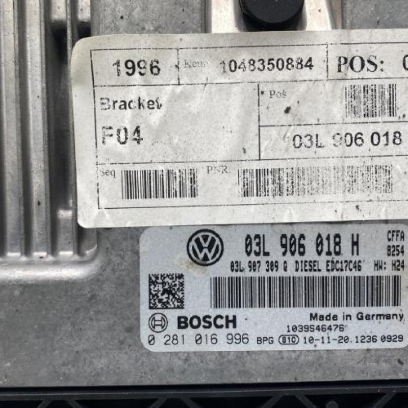 Calculateur moteur VOLKSWAGEN SHARAN 2 Photo n°4