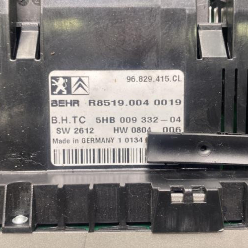 Commande chauffage CITROEN C5 2 Photo n°4