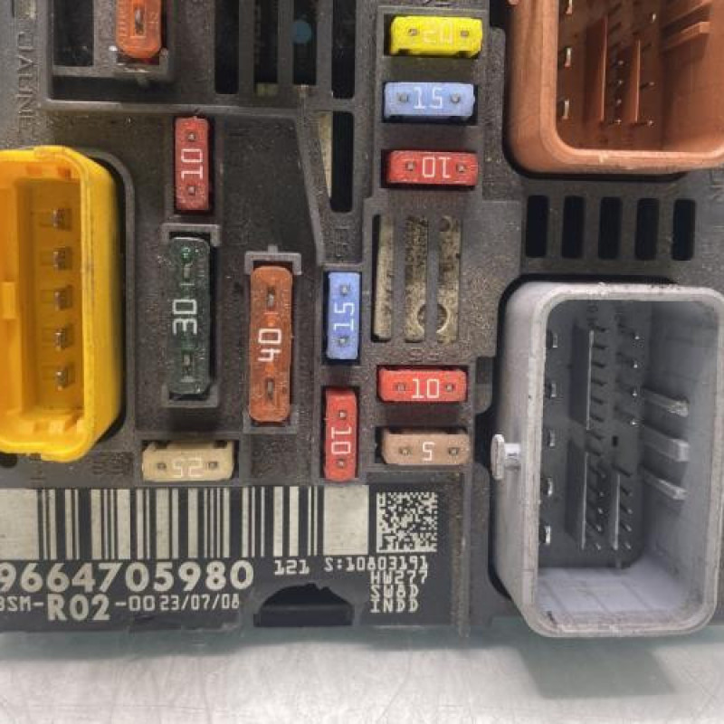 Boitier servitude moteur (BSM) CITROEN C5 2 Photo n°3