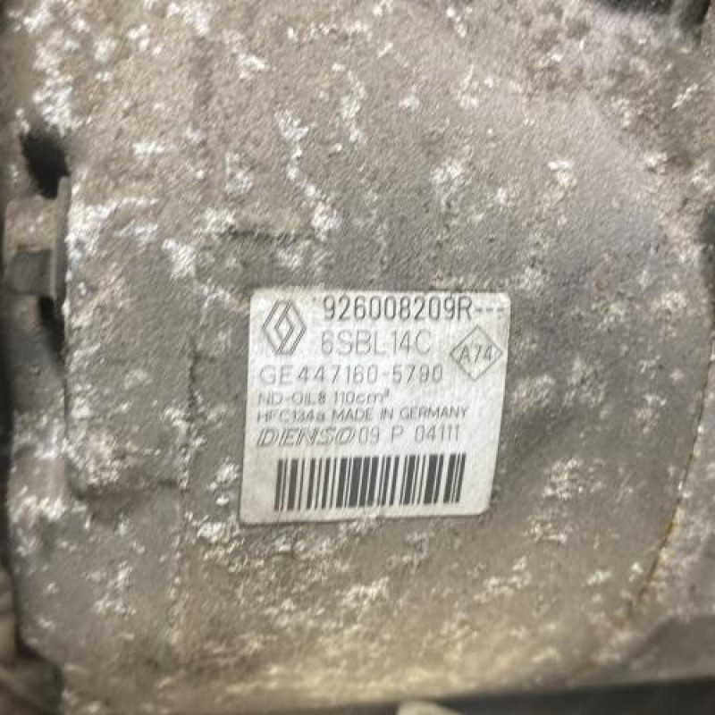 Compresseur clim RENAULT GRAND SCENIC 3 Photo n°2