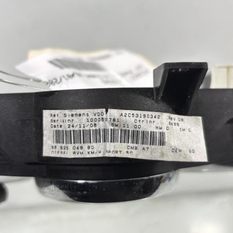 Compteur PEUGEOT 207 Photo n°7