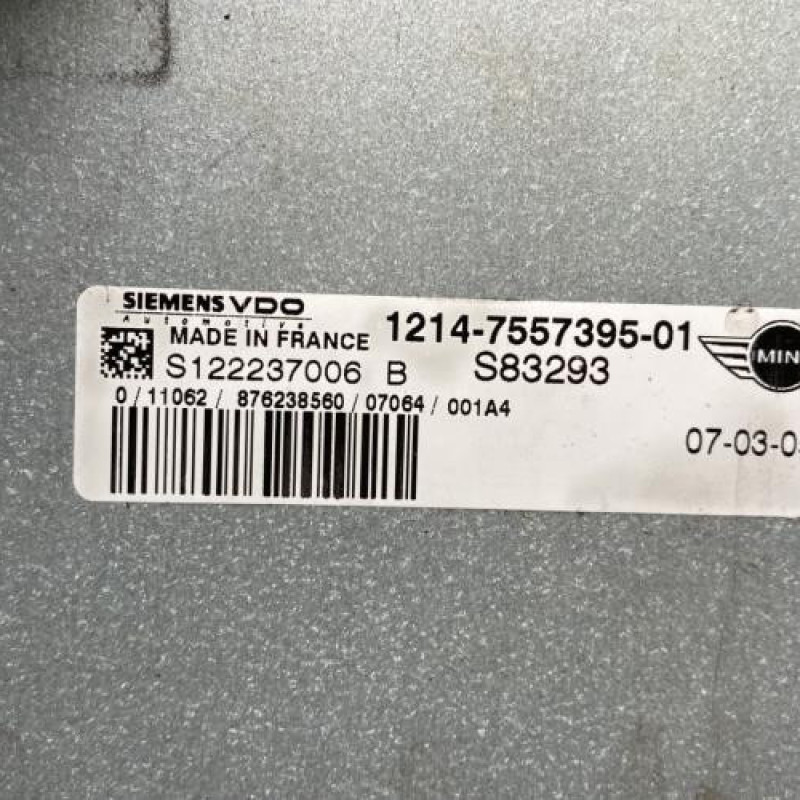 Calculateur moteur MINI MINI 1 R52 Photo n°3