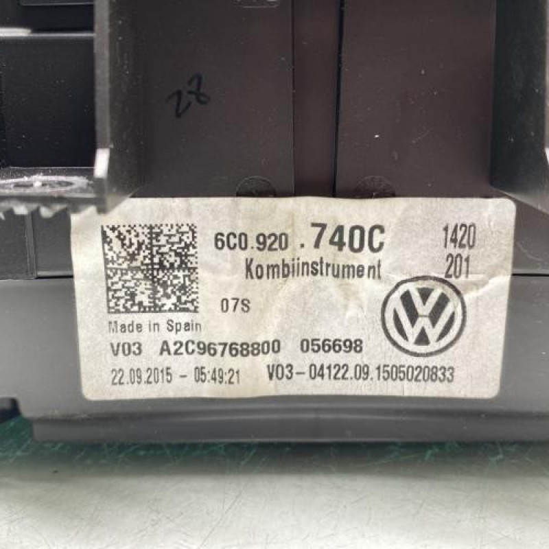 Compteur VOLKSWAGEN POLO 5 Photo n°4