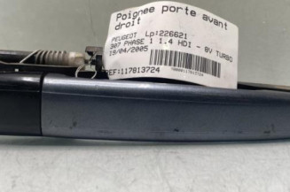 Poignee porte avant droit PEUGEOT 307 Photo n°1