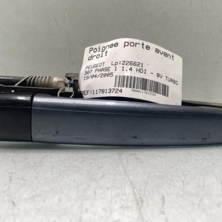 Poignee porte avant droit PEUGEOT 307 Photo n°1