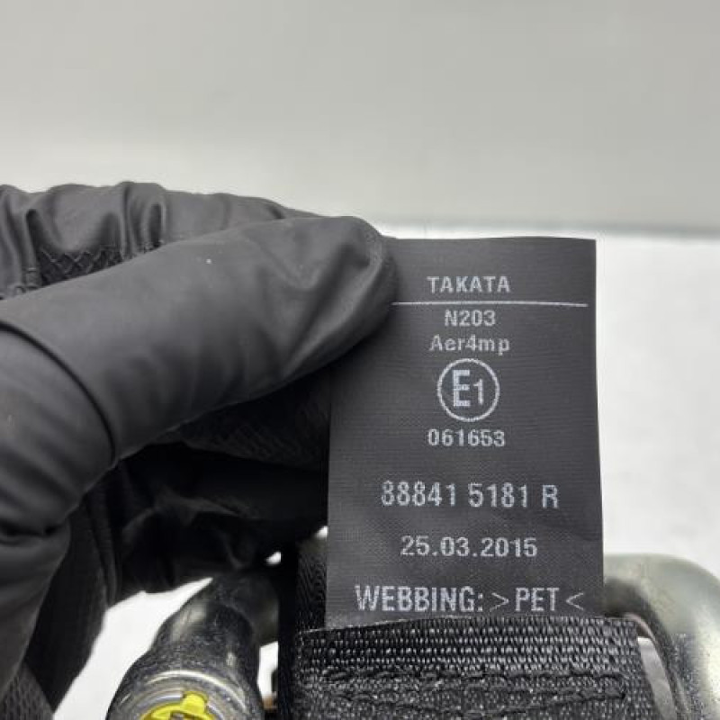 Pretensionneur de ceinture arriere droit RENAULT KADJAR Photo n°4