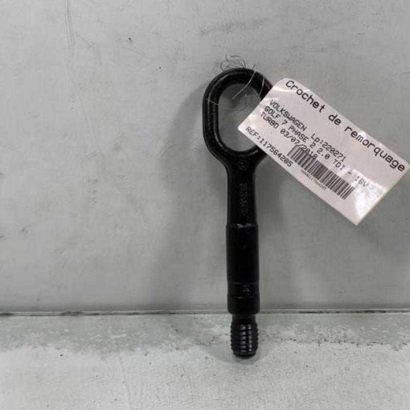 Crochet de remorquage VOLKSWAGEN GOLF 7 Photo n°2