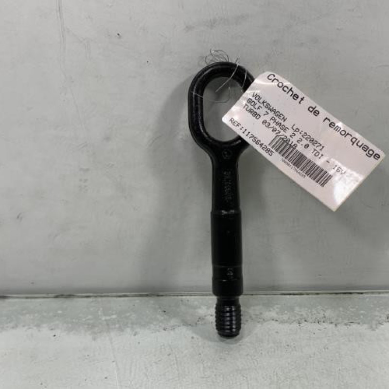 Crochet de remorquage VOLKSWAGEN GOLF 7 Photo n°3
