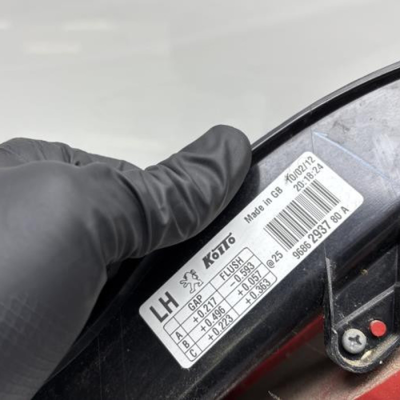 Feu arriere principal gauche (feux) PEUGEOT 508 1 Photo n°6