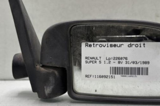 Retroviseur droit RENAULT SUPER 5 Photo n°1