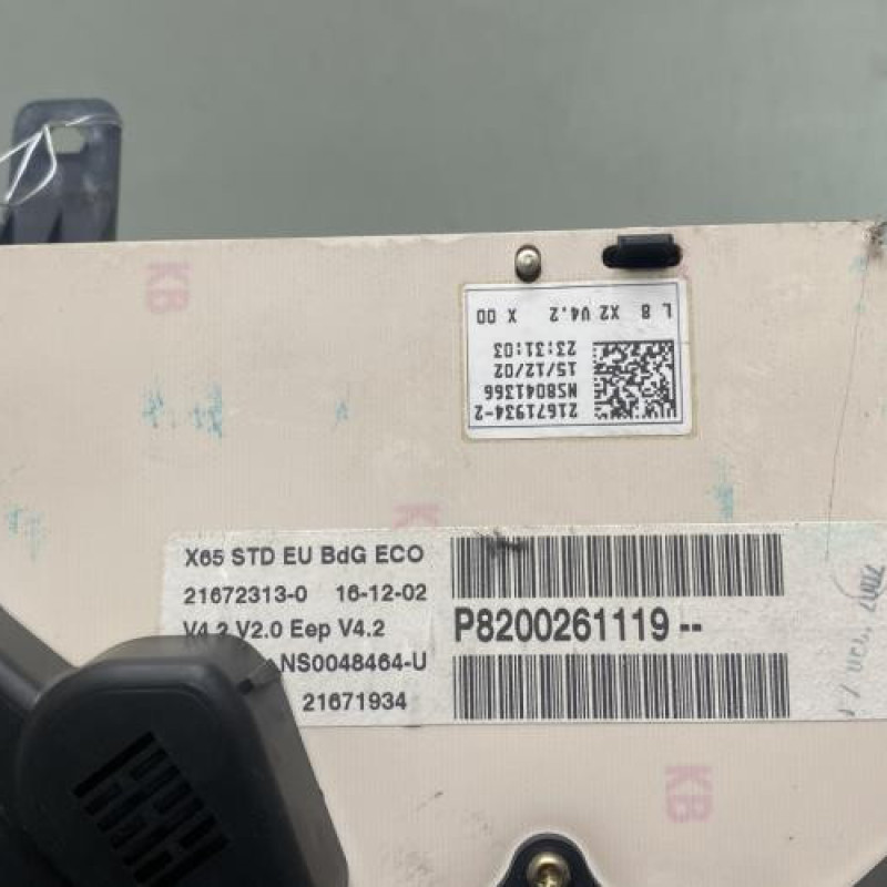 Compteur RENAULT CLIO 2 Photo n°5