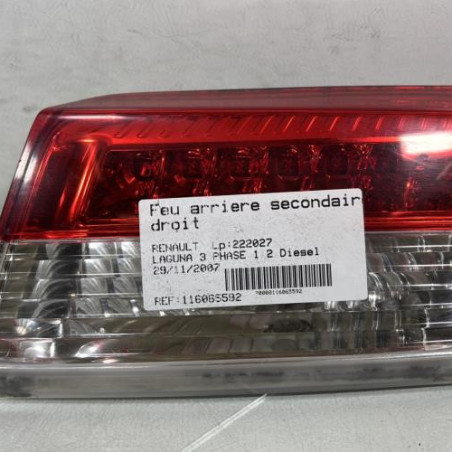 Feu arriere secondaire droit (feux) RENAULT LAGUNA 3 Photo n°1