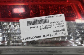 Feu arriere secondaire gauche (feux) RENAULT LAGUNA 3