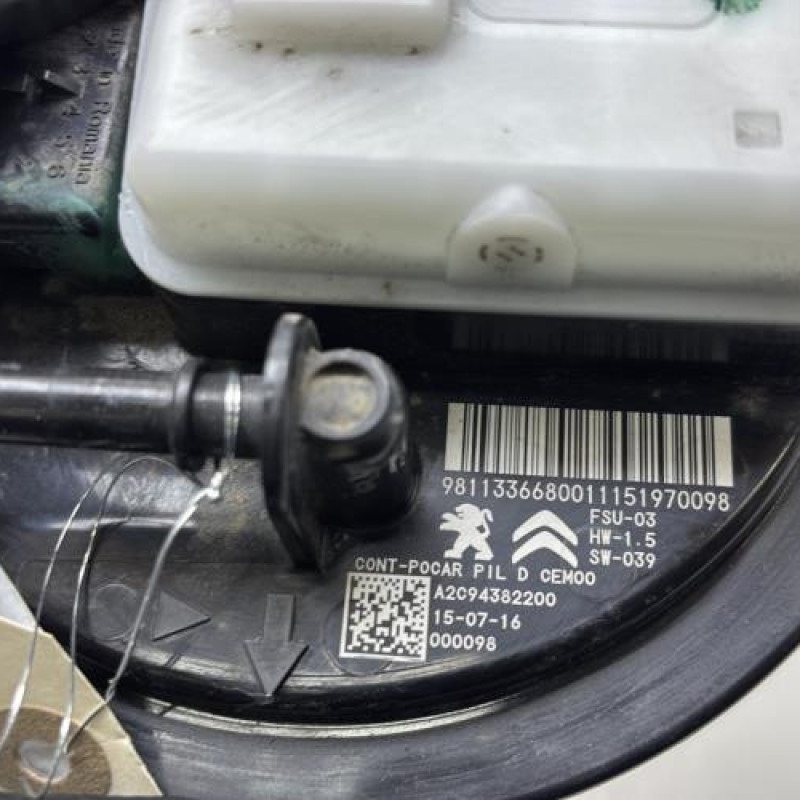 Pompe à carburant PEUGEOT 208 1 Photo n°5