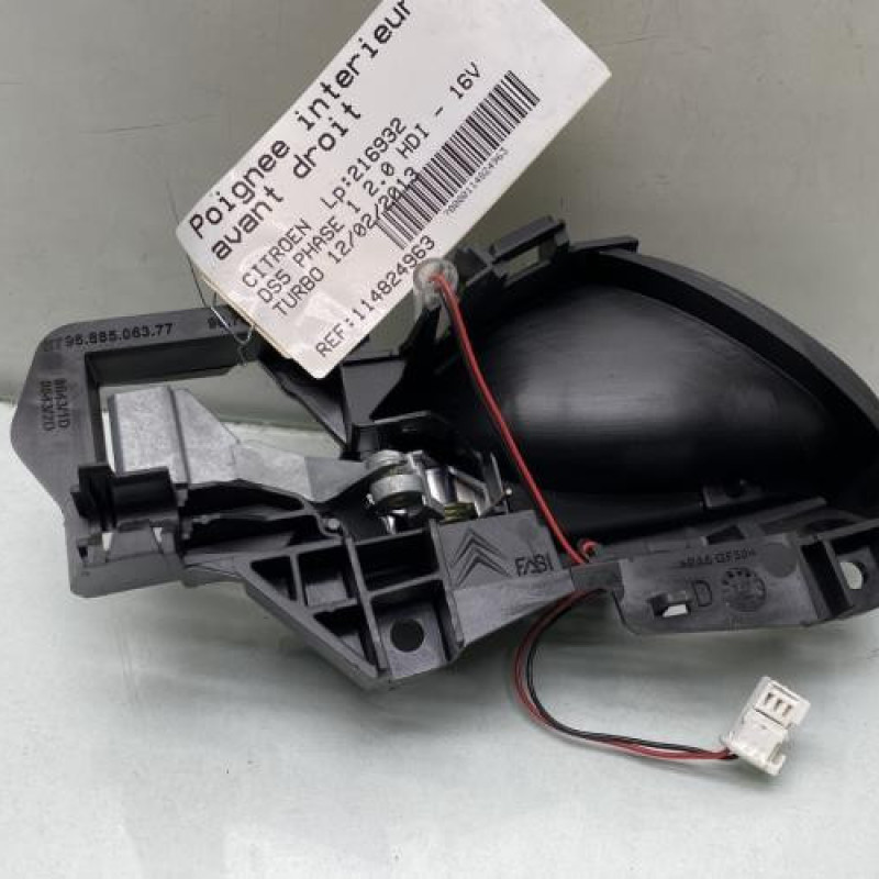 Poignee interieur avant droit CITROEN DS5 Photo n°3