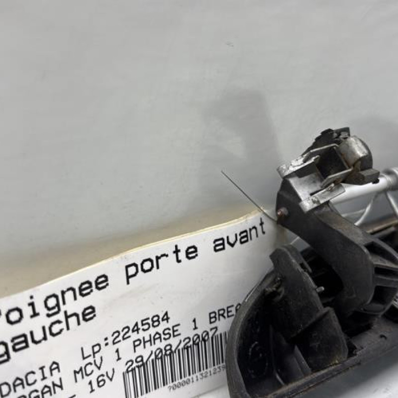Poignee porte avant gauche DACIA LOGAN MCV 1 Photo n°4