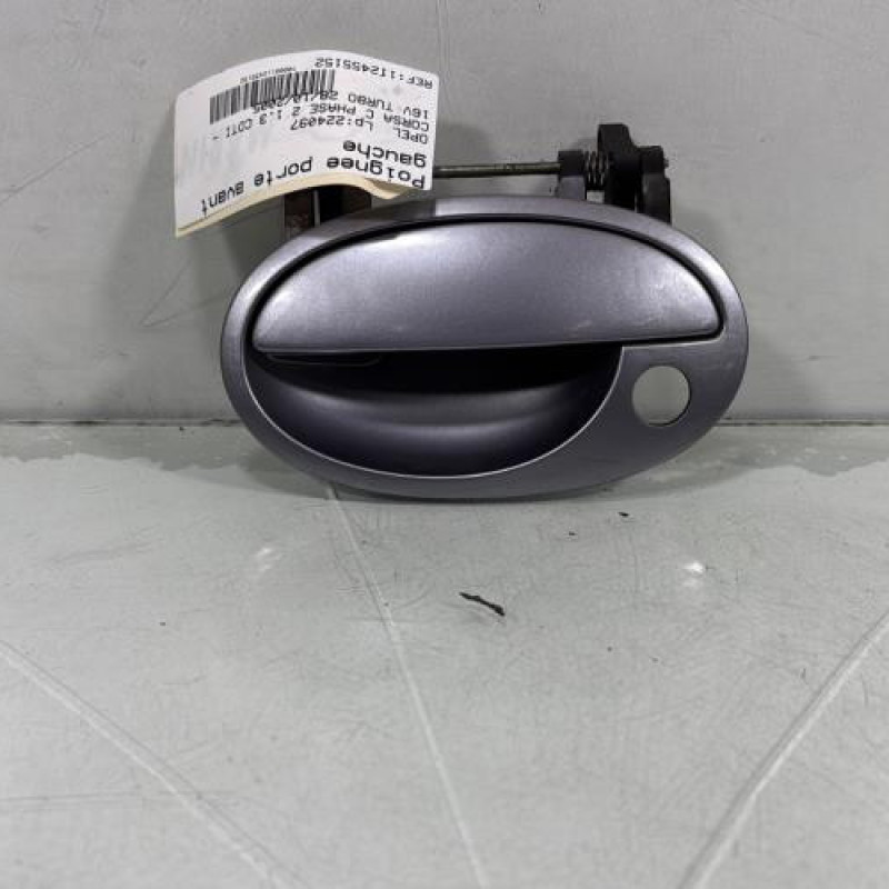 Poignee porte avant gauche OPEL CORSA C Photo n°2