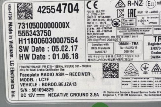 Autoradio d'origine OPEL CORSA E