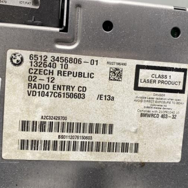 Autoradio d'origine MINI MINI 2 R56 Photo n°4