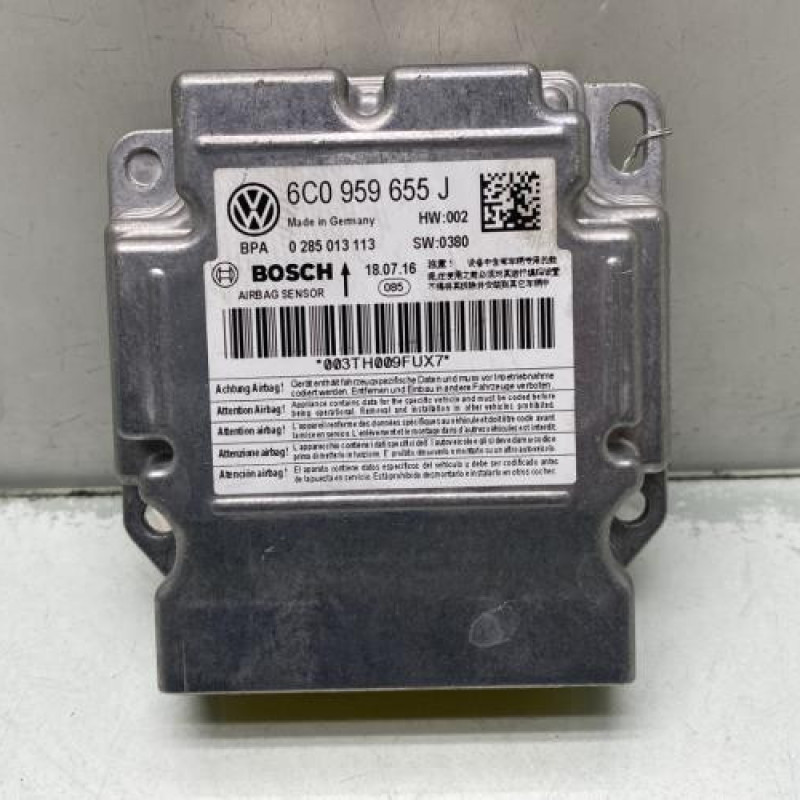 Boitier air bag VOLKSWAGEN POLO 5 Photo n°1