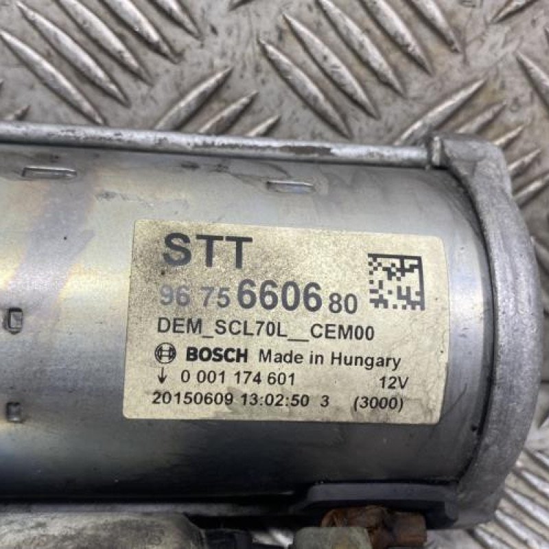 Demarreur PEUGEOT 2008 1 Photo n°2