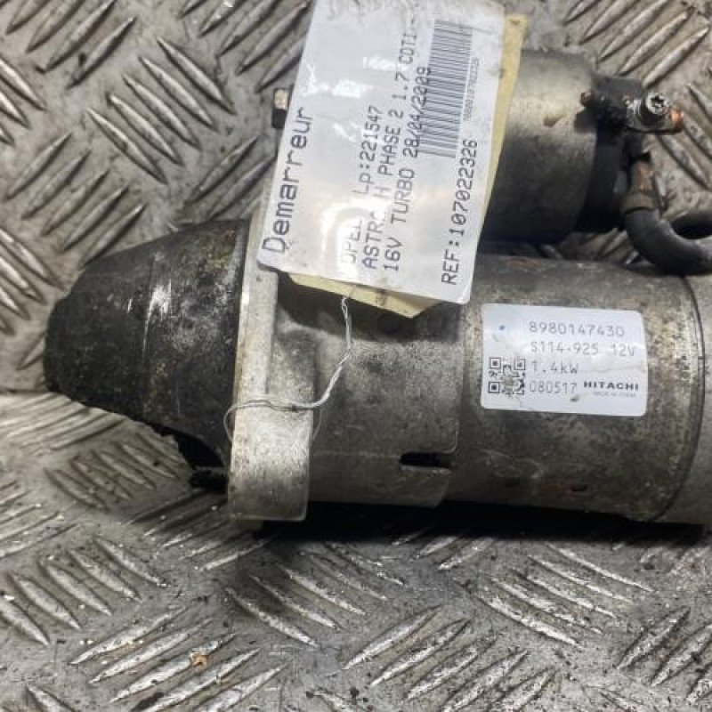 Demarreur OPEL ASTRA H Photo n°1