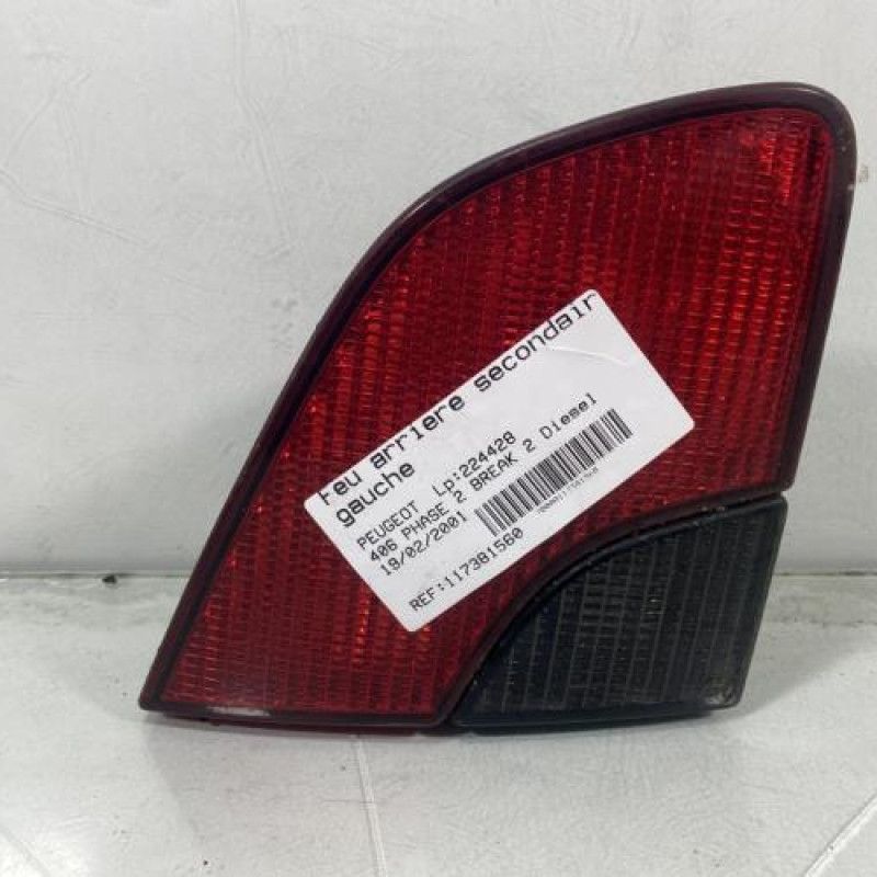 Feu arriere secondaire gauche (feux) PEUGEOT 406 Photo n°1