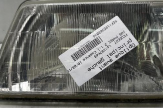 Optique avant principal gauche (feux)(phare) PEUGEOT 205 Photo n°1