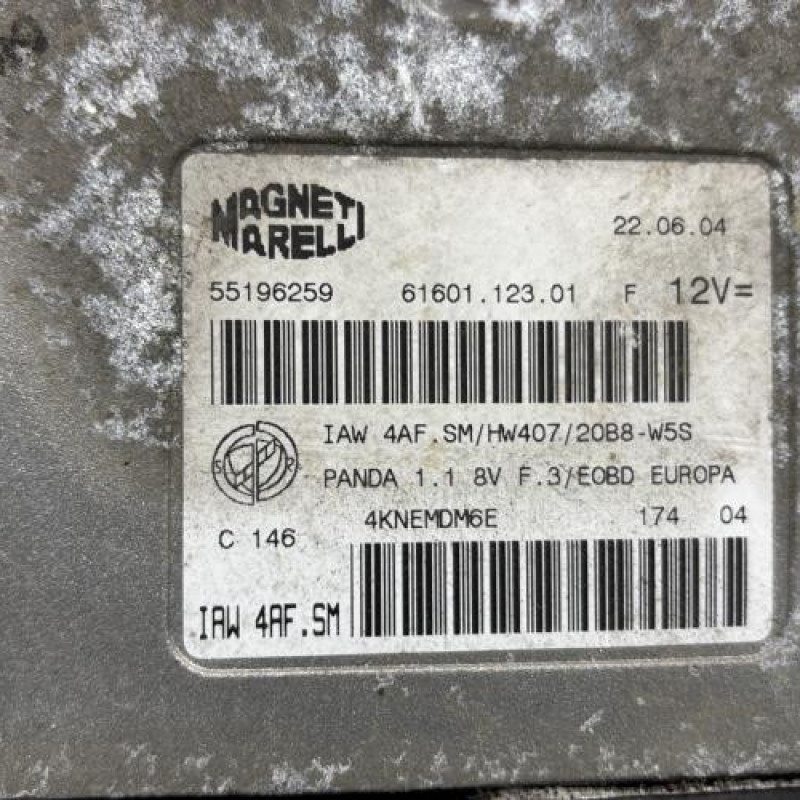 Calculateur moteur FIAT PANDA 2 Photo n°3