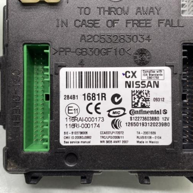 Boitier UCH RENAULT KOLEOS 1 Photo n°2