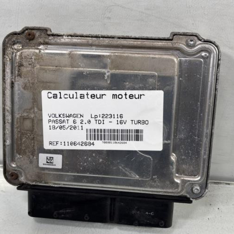 Calculateur moteur VOLKSWAGEN PASSAT 6 Photo n°4