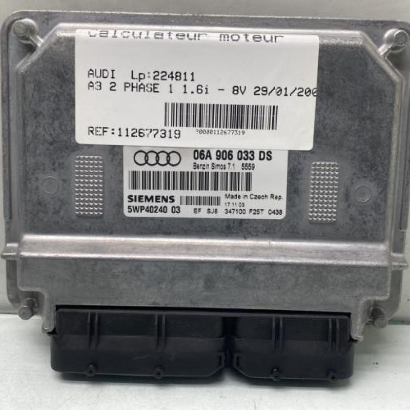 Calculateur moteur AUDI A3 2 Photo n°1