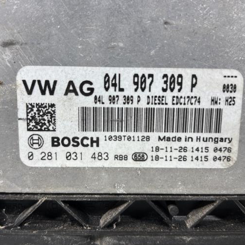 Calculateur moteur VOLKSWAGEN TOURAN 3 Photo n°2
